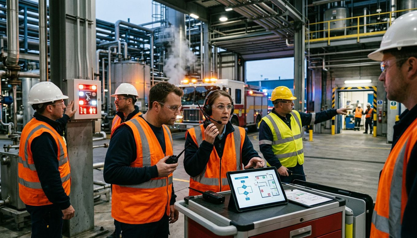 Les meilleures pratiques pour une communication d'urgence optimale en industrie